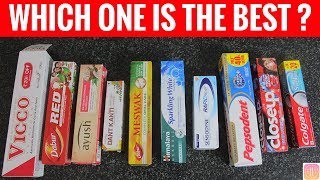 10 Toothpastes in India Ranked from Worst to Best [upl. by Odin]