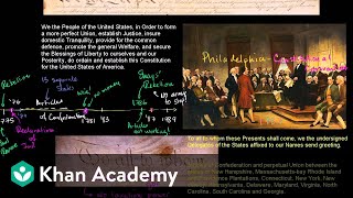 Birth of the US Constitution  US History  Khan Academy [upl. by Niliram]