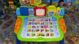 Let’s Play Vtech Touch and Learn Activity Desk Alphabets [upl. by Kcajyllib]