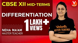 Differentiation Class 12  Differentiation Formulas  Differentiation Questions  Vedantu Math [upl. by Valdas]