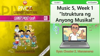 Music 5 Quarter 3 Week 1 Istruktura ng Anyong Musikal  Unitary at Strophic   Grade 5 MAPEH [upl. by Sarena36]