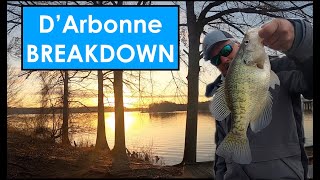 Breaking Down Lake DArbonne for Crappie [upl. by Ssidnac]