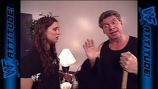 Mr McMahons relationship with Trish Stratus Promo  SmackDown 2001 [upl. by Cindra]