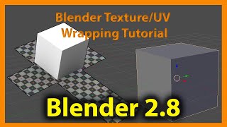 How to Add Textures in Blender 28 UV Unwrapping for Beginners [upl. by Prader739]