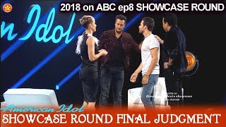 Trevor Holmes Katy tells him Hes ELIMINATED Showcase Round Final Judgment American Idol 2018 [upl. by Tnemelc108]