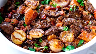 Beef Bourguignon  Slow Cooked to Perfection [upl. by Hong]