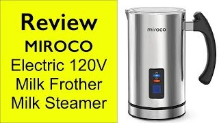 Review Miroco Milk Frother  How to make froth milk at home [upl. by Cressi]