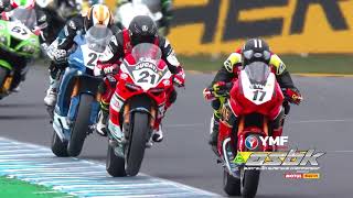 ASBK Round 1 Highlights from Phillip Island Gran Prix Circuit [upl. by Root]