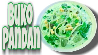 Buko Pandan  Filipino Dessert  Panlasang Pinoy [upl. by Ainosal]