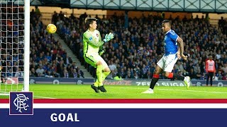 GOAL  Alfredo Morelos  Rangers 30 FC Midtjylland [upl. by Goldsworthy307]