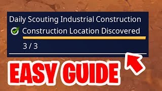 Daily Scouting Industrial Construction  Discover Industrial Construction sites Fortnite STW [upl. by Ettenuj]