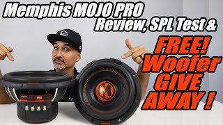 Memphis Mojo PRO 10” and 12” Car Audio Subwoofer Review and SPL Test [upl. by Eded]