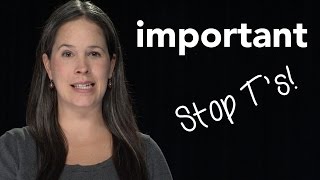 How to Pronounce IMPORTANT  American English [upl. by Rooney]