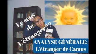 ANALYSE GÉNÉRALE LÉtranger de Camus [upl. by Yalhsa981]