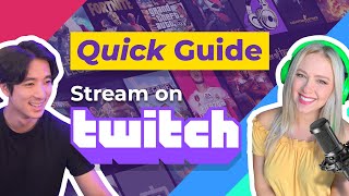 How to STREAM ON TWITCH  Live Streaming Beginners Guide [upl. by Crissy]