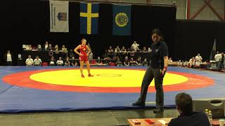 SMfinal 2015 Brottning Linnea Renfors Vs Tindra Sjöberg [upl. by Timotheus610]