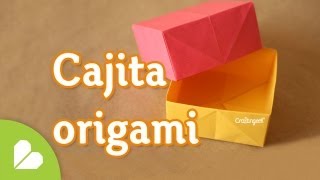 Como hacer Caja Origami BASICA y FACIL [upl. by Liuka987]