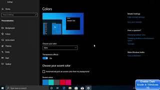 How to Enable Dark Mode in Windows 10 Officially [upl. by Allison]