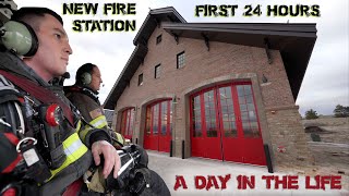 First 24 Hours in a New Fire Station  A Day in the Life [upl. by Lletnohs]