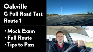 Oakville G Full Road Test Route 1 out of 2  Full Route amp Tips on How to Pass Your Driving Test [upl. by Methuselah]