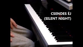 Csendes éj Silent Night  zongora piano [upl. by Jarita452]