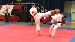 Shotokan Karate Kumite Highlights [upl. by Zebada]