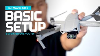 DJI Mavic Air 2  8 Step Beginners Guide [upl. by Bohman]