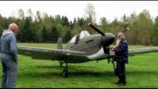 Flight testing Loehle P40 Warhawk WWII 34 scale replica aircraft [upl. by Ociram]