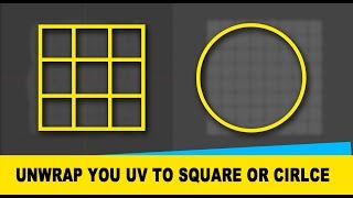 Blender Tip Unwrap Your UV to Square or Circle [upl. by Naujik730]