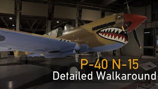 Curtiss P40N Kittyhawk  Detailed Walkaround [upl. by Singh]