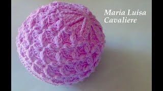 Cappello punto fiocchetti alluncinetto tutorial [upl. by Nhguav]