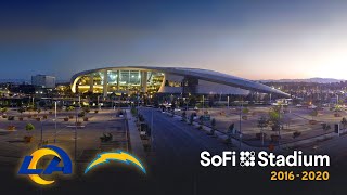 4K TimeLapse of NFLs Largest Stadium  SoFi [upl. by Korie]