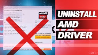 How to UNINSTALL Graphics Driver AMD [upl. by Pelag]