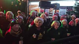 WHAT CHRISTMAS MEANS TO ME Rock Choir at Birkdale Lights Switch On 1st December 2024 [upl. by Dieterich]