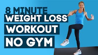 8 Min Simple Workout To Lose Weight Without The Gym DO THIS EVERY DAY [upl. by Hoehne712]