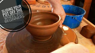 Beginners guide to taking pottery off the wheel [upl. by Guinna]