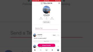 How to delete tells in Tellonym app [upl. by Porta]