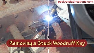 Stuck Woodruff Key Removal [upl. by Brodsky]