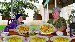 Azerbaijani Khinkali Recipe  It rained [upl. by Yraeg]