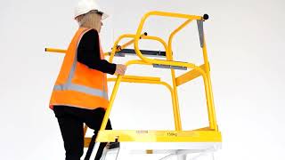 StockMaster Tracker All Terrain Mobile Work Platform StockMaster Australia [upl. by Hulbard]