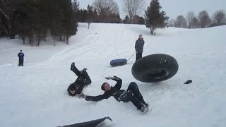 Snow Tubing Fail Compilation [upl. by Ttebroc]