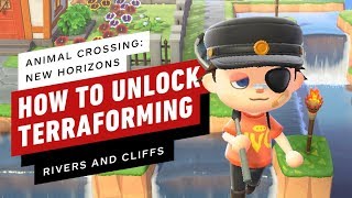 Animal Crossing New Horizons  How to Unlock Terraforming Island Designer Permits [upl. by Costanza376]