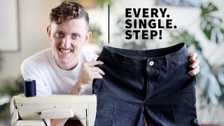 How to Sew Mens Pants [upl. by Etam]