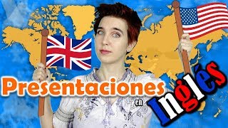 Cómo hacer una PRESENTACIÓN en INGLÉS para exposición [upl. by Ardien]