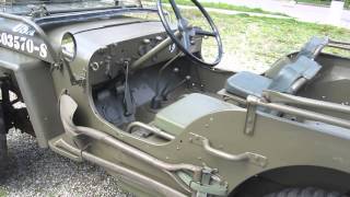 Hotchkiss M201 Militär Jeep Willys MB Overland Ford GPW [upl. by Samanthia]