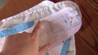 How to sew a cloth diaper [upl. by Ahtael]