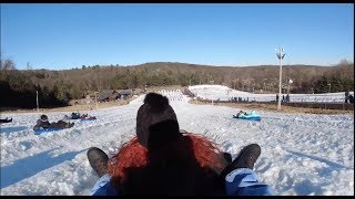 We Went Snowtubing At Camelback Mountain  Poconos PA [upl. by Humfried846]