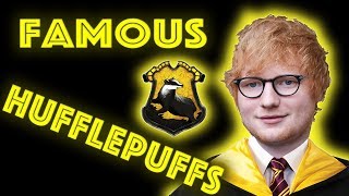 Famous Hufflepuffs IRL and in Harry Potter [upl. by Nohtan]