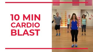 10 Minute CARDIO BLAST  At Home Workouts [upl. by Akeim]