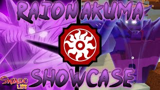 Shindo Life Raion Akuma Showcase [upl. by Ayarahs]